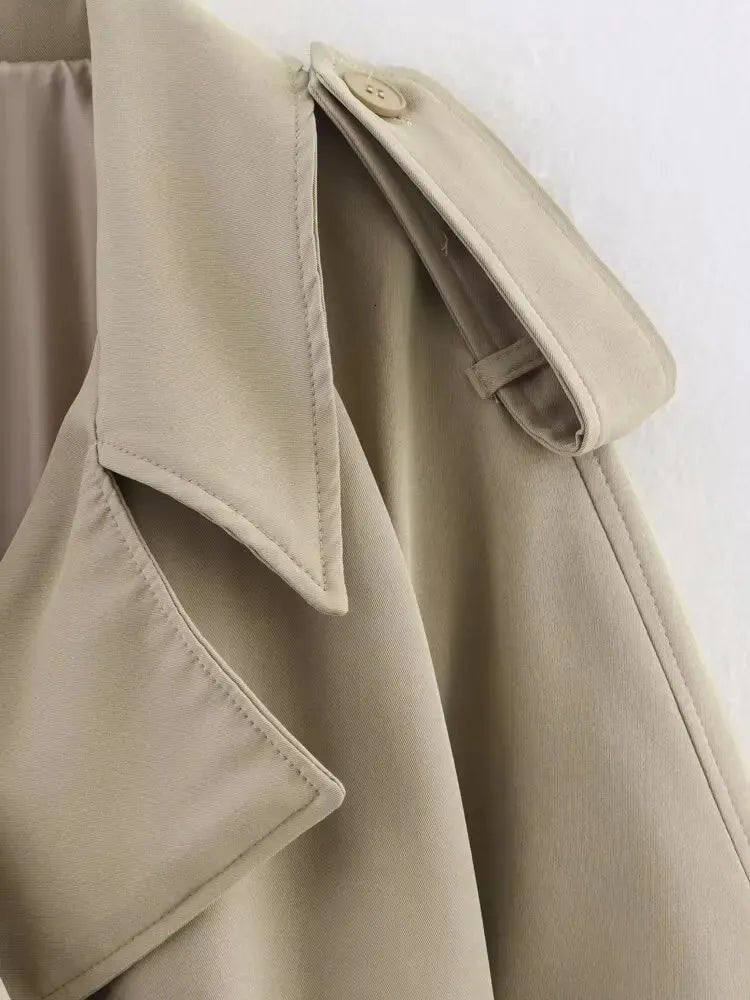 ZEYA - Fabienne Oversized Belted Trench Coat