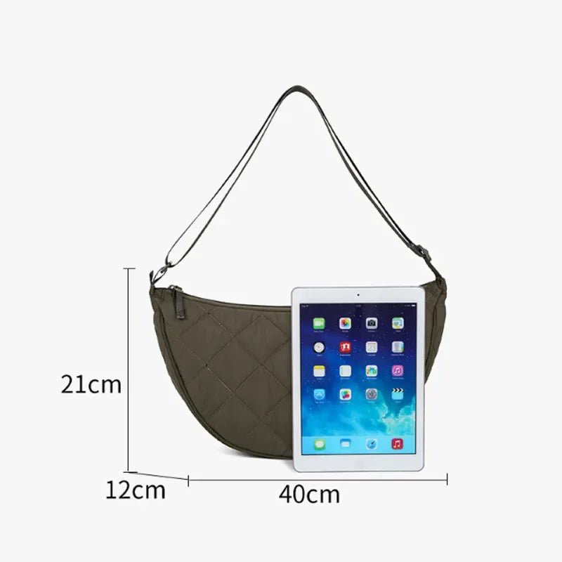 Hanna nylonová crossbody ľadvinka