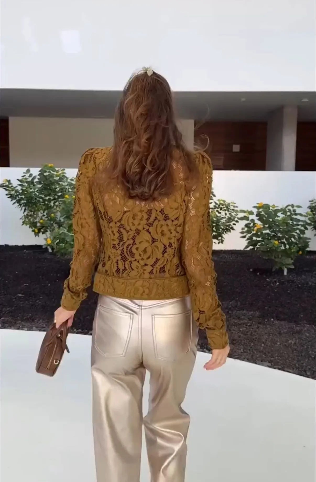 Hannah Lace Sheer Blouse
