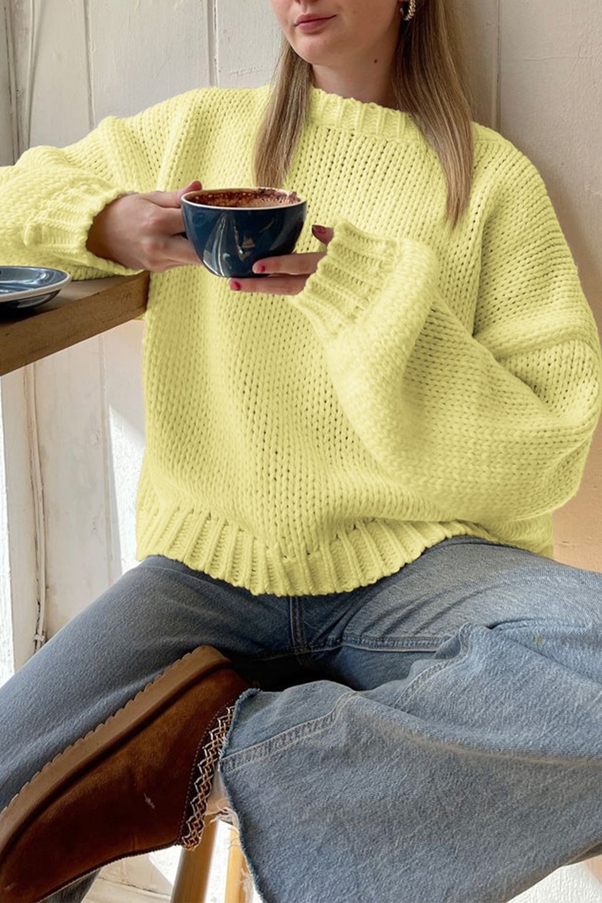 Sandra Crew Neck Layering Sweater