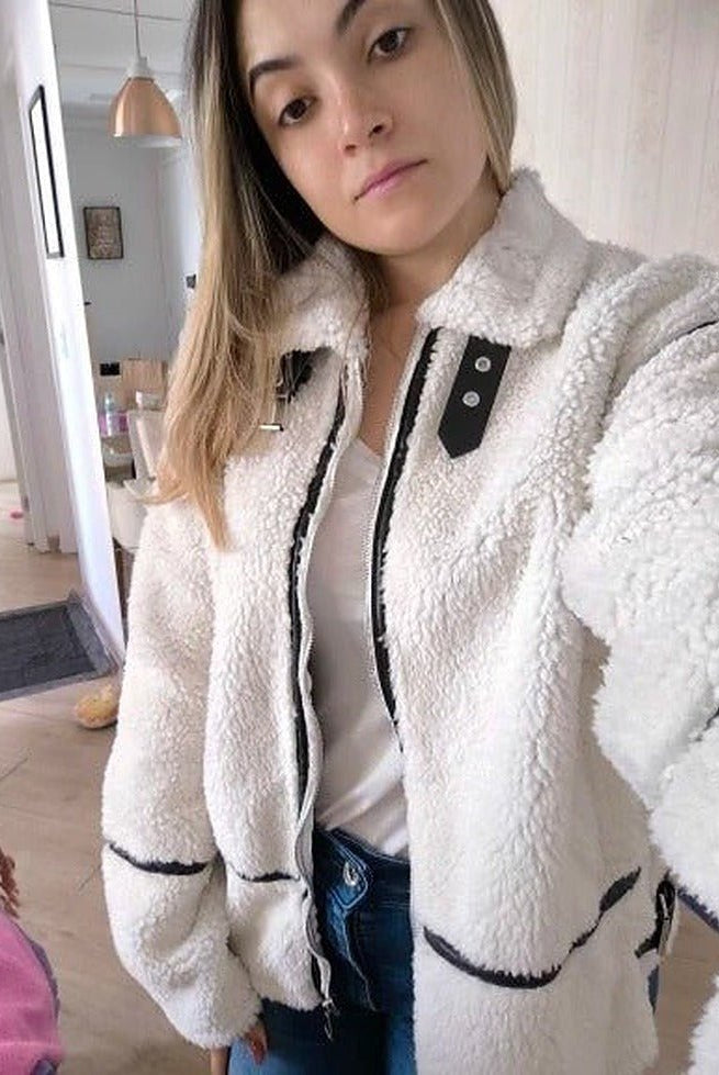 ZEYA - Ahela Boucle Bomber Jacket