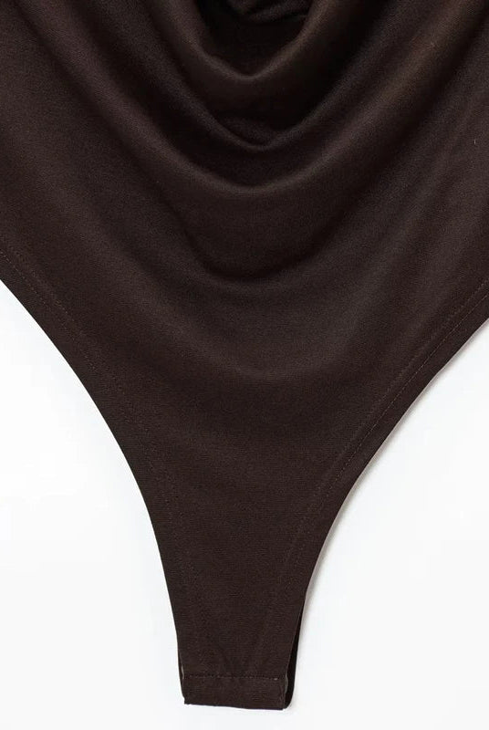 ZEYA - Alessi Backless Draped Bodysuit