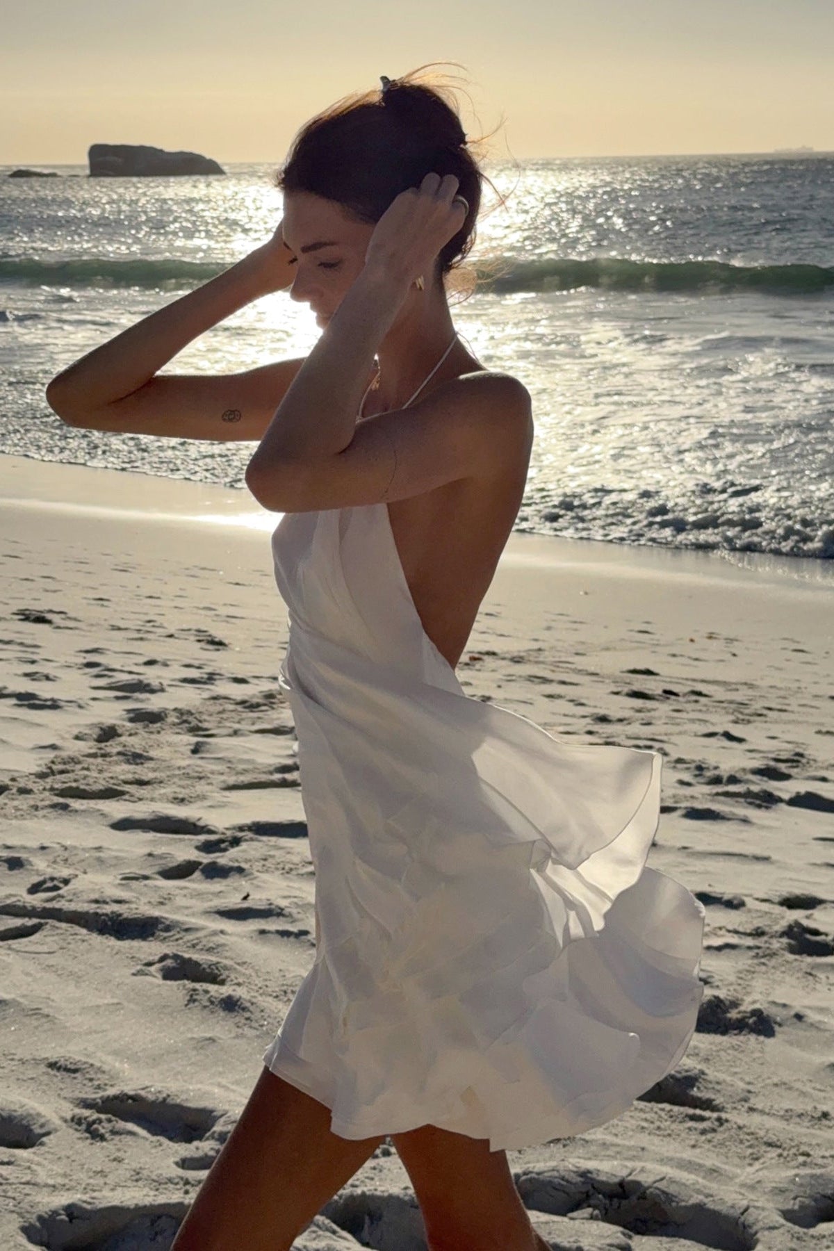 ZEYA - Alyson Halter Backless Beach Dress