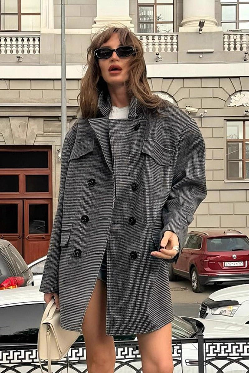 ZEYA - Amy Structured Tweed Coat