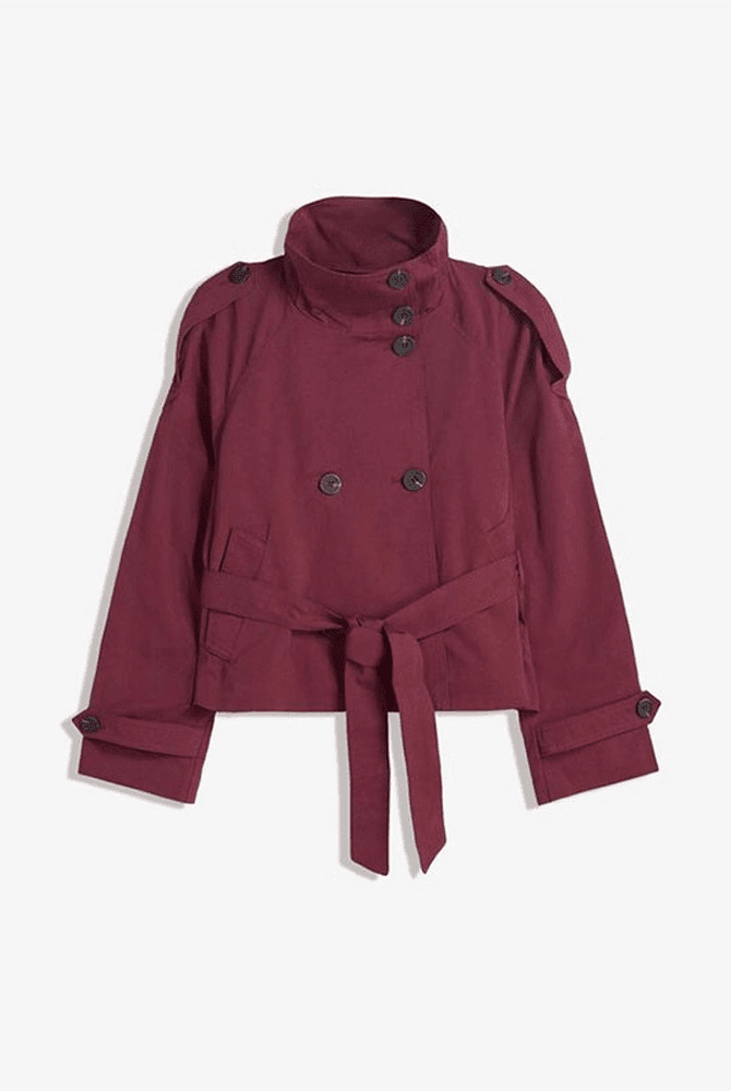 ZEYA - Anna Belted Short Trench Coat