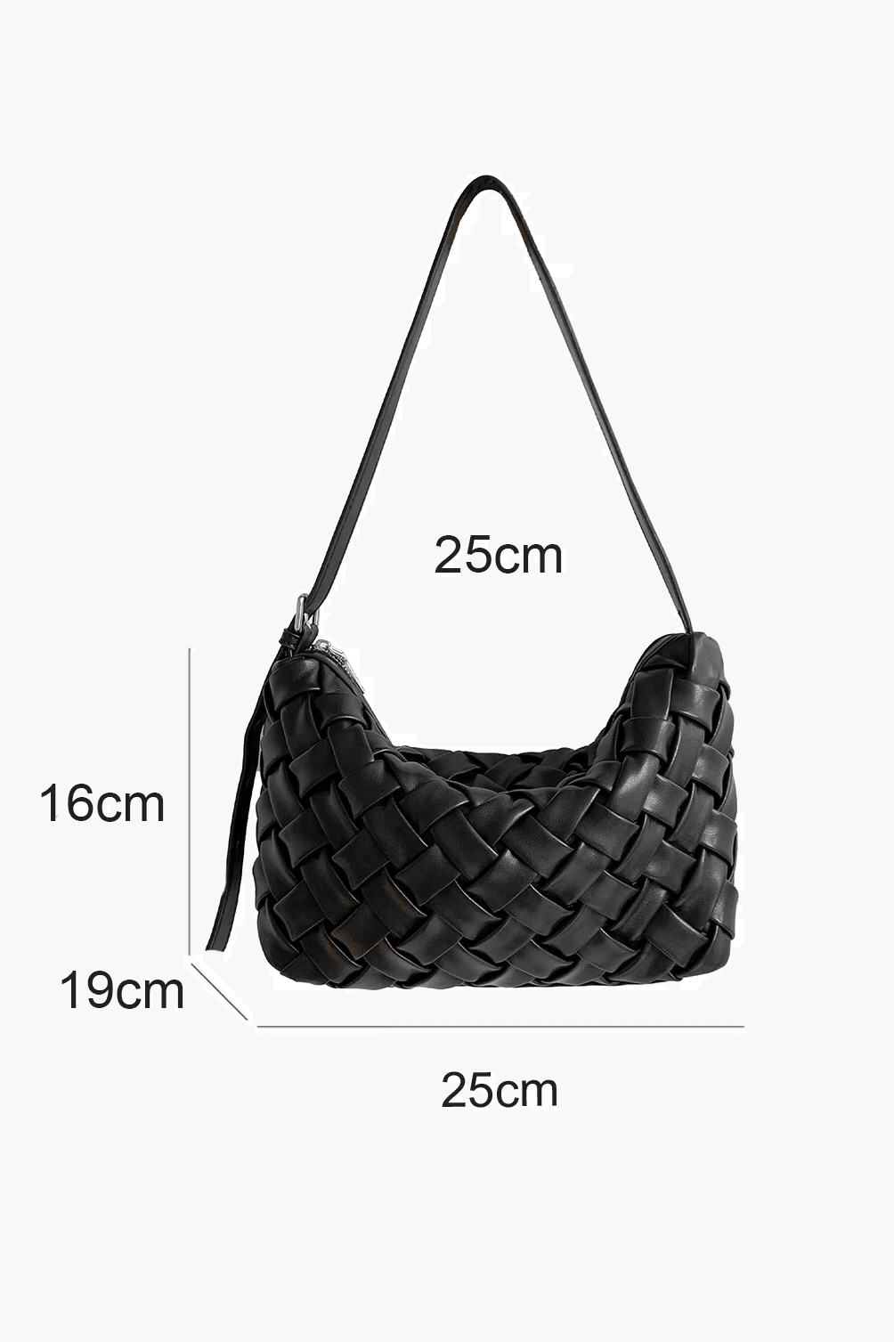 ZEYA - Annie Minimalist Hobo Shoulder Bag