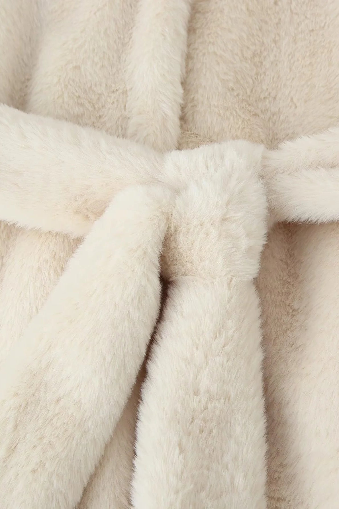 ZEYA - Ariana Faux Fur Coat with Belt