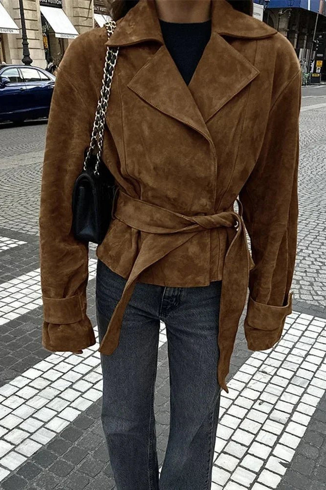 ZEYA - Ariana Retro Suede Jacket