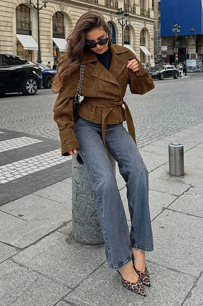 ZEYA - Ariana Retro Suede Jacket
