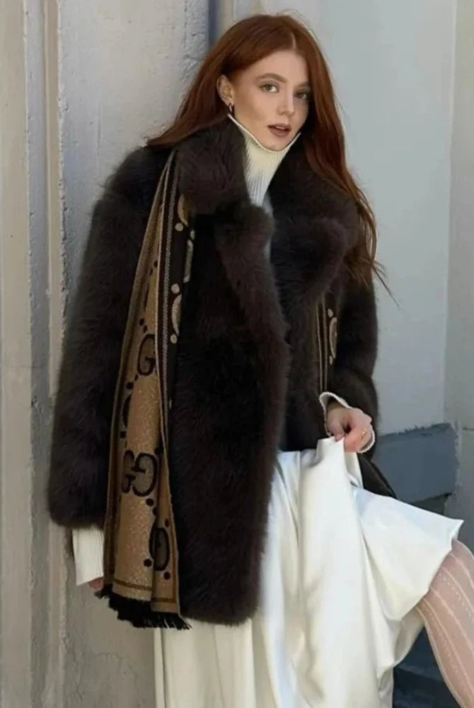 ZEYA - Beatrix Oversized Faux Fur Coat
