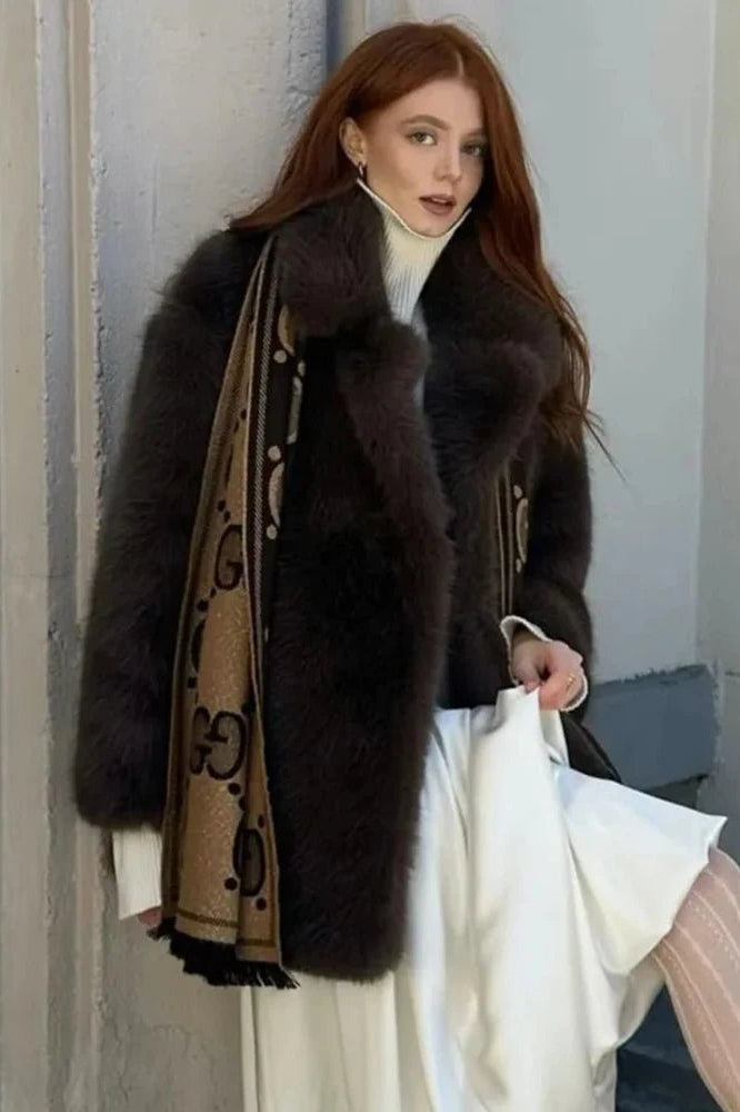 ZEYA - Beatrix Oversized Faux Fur Coat