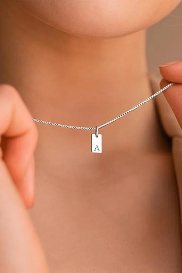 ZEYA - Bella Initial Pendant Necklace