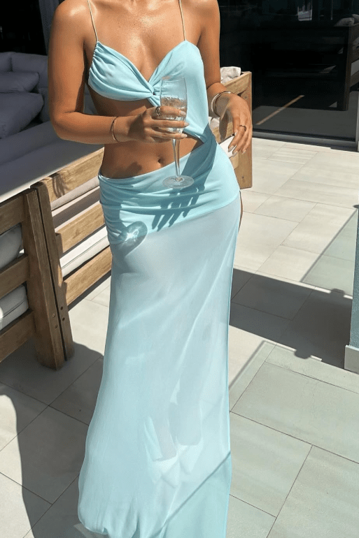 ZEYA - Bethany Twist Cut Out Maxi Dress