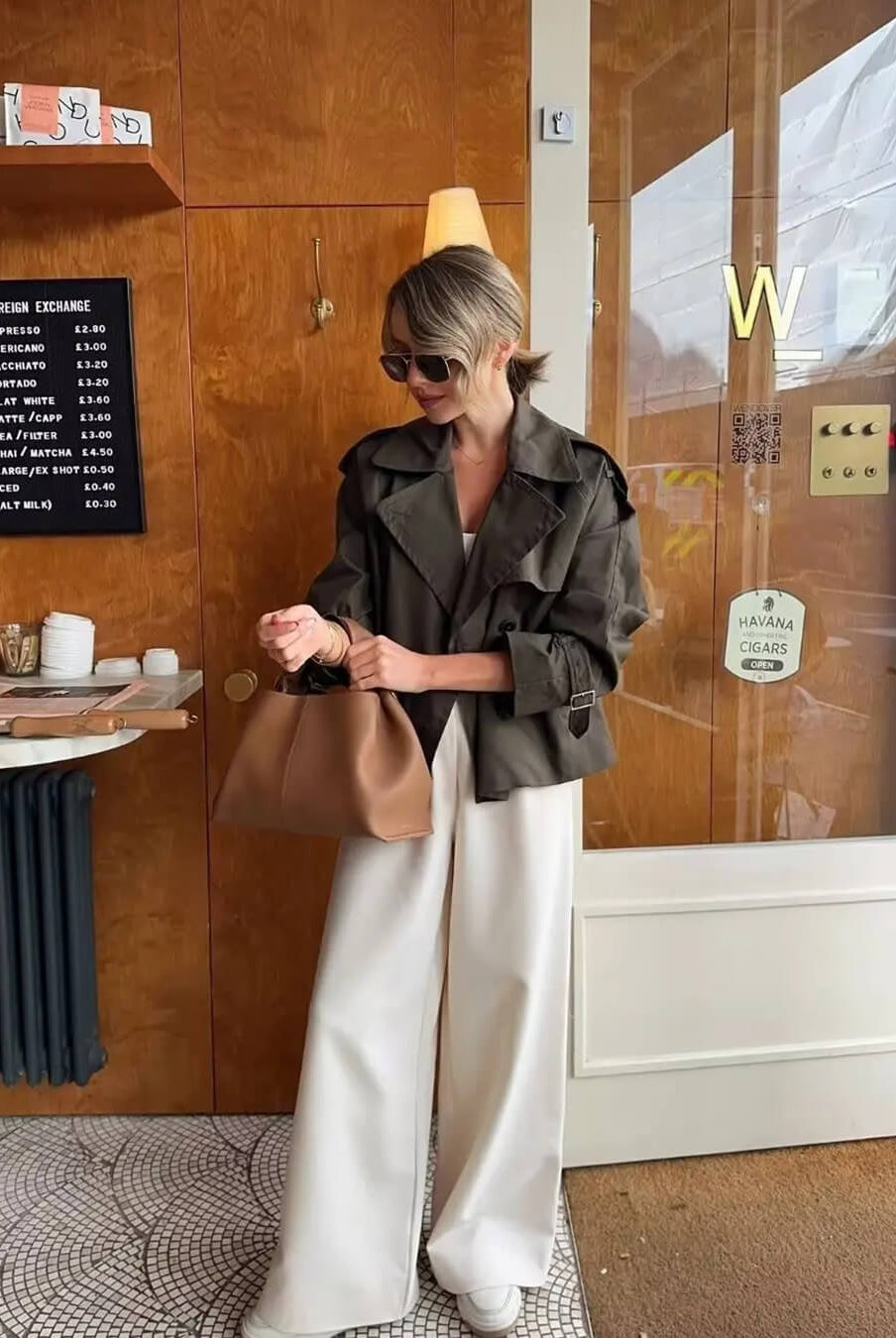 ZEYA - Bettany Cropped Trench Coat
