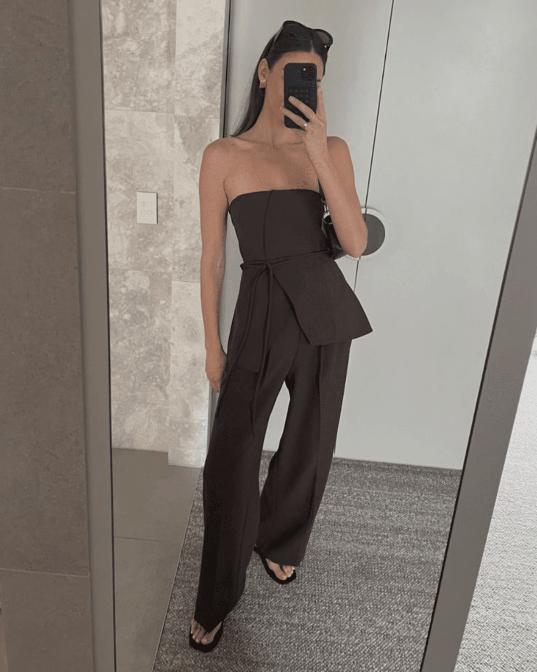 ZEYA - Blair Strapless & Wide Leg Two-Piece Set