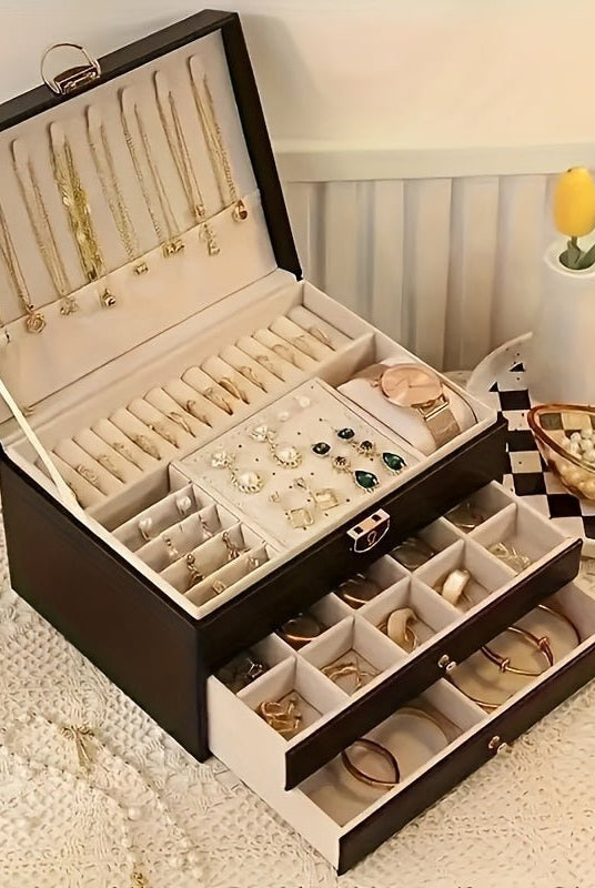 ZEYA - Calista Vegan Leather Jewelry Organizer