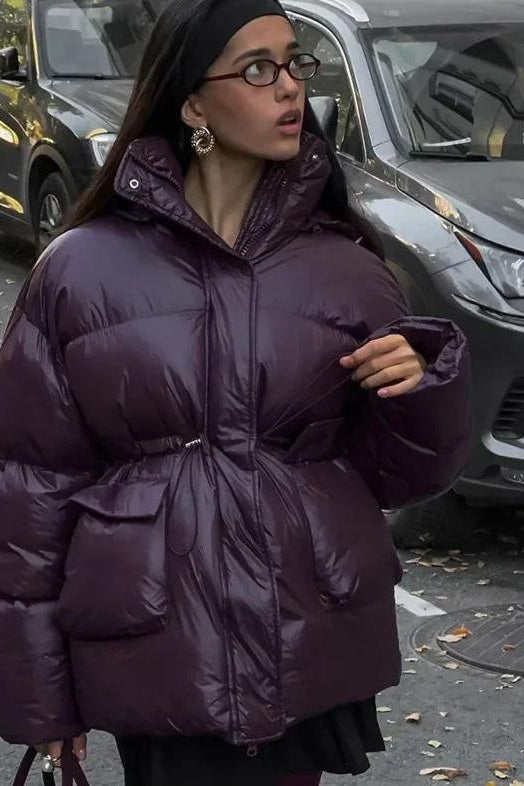 ZEYA - Charlotte Glossy Puffer Jacket