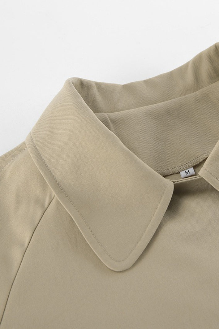 ZEYA - Clara Belted Wrap Trench Coat