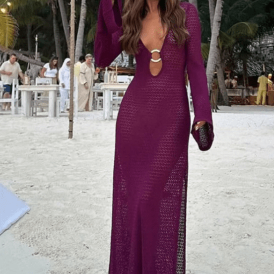 ZEYA - Courtney Knit Bodycon Beach Dress