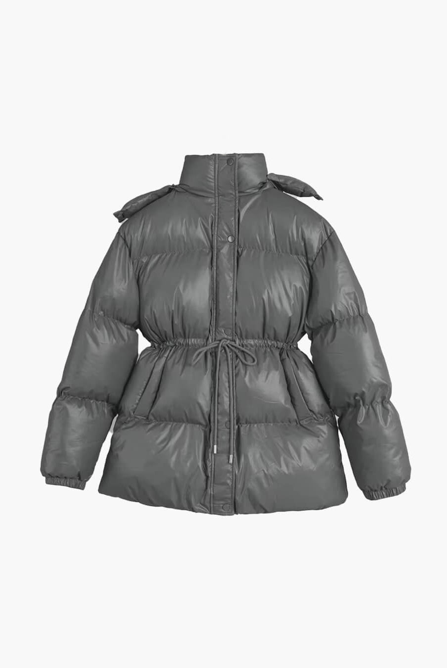 ZEYA - Elaine Drawstring Hooded Puffer Coat