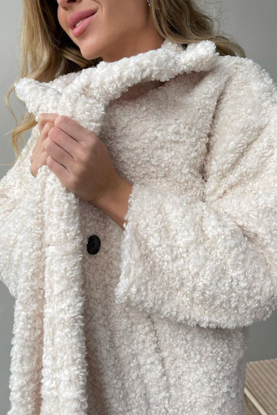 ZEYA - Eleonore Long Teddy Coat