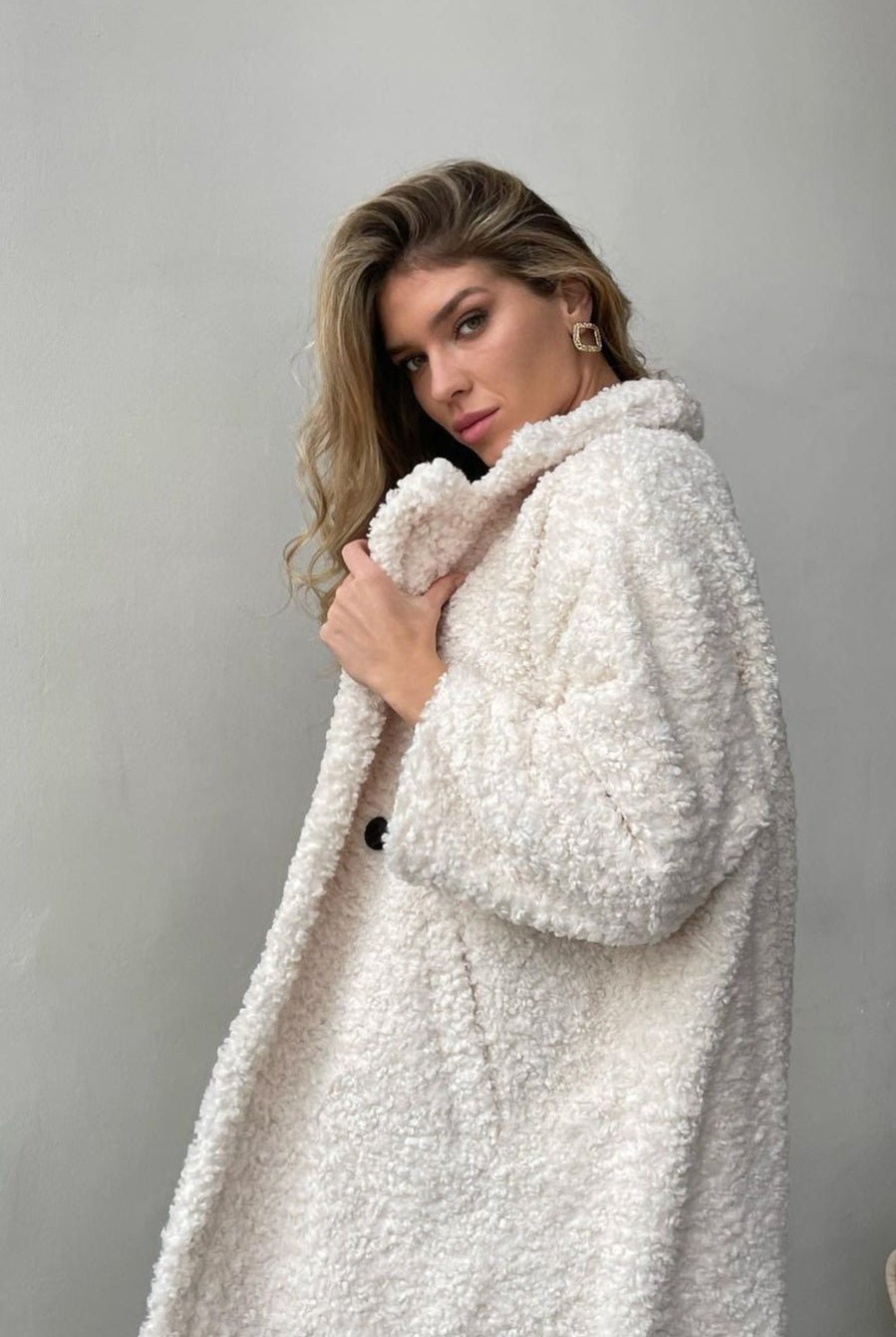ZEYA - Eleonore Long Teddy Coat