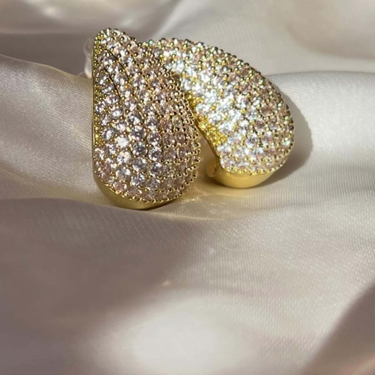 ZEYA - Eloisa Glitter Teardrop Earrings