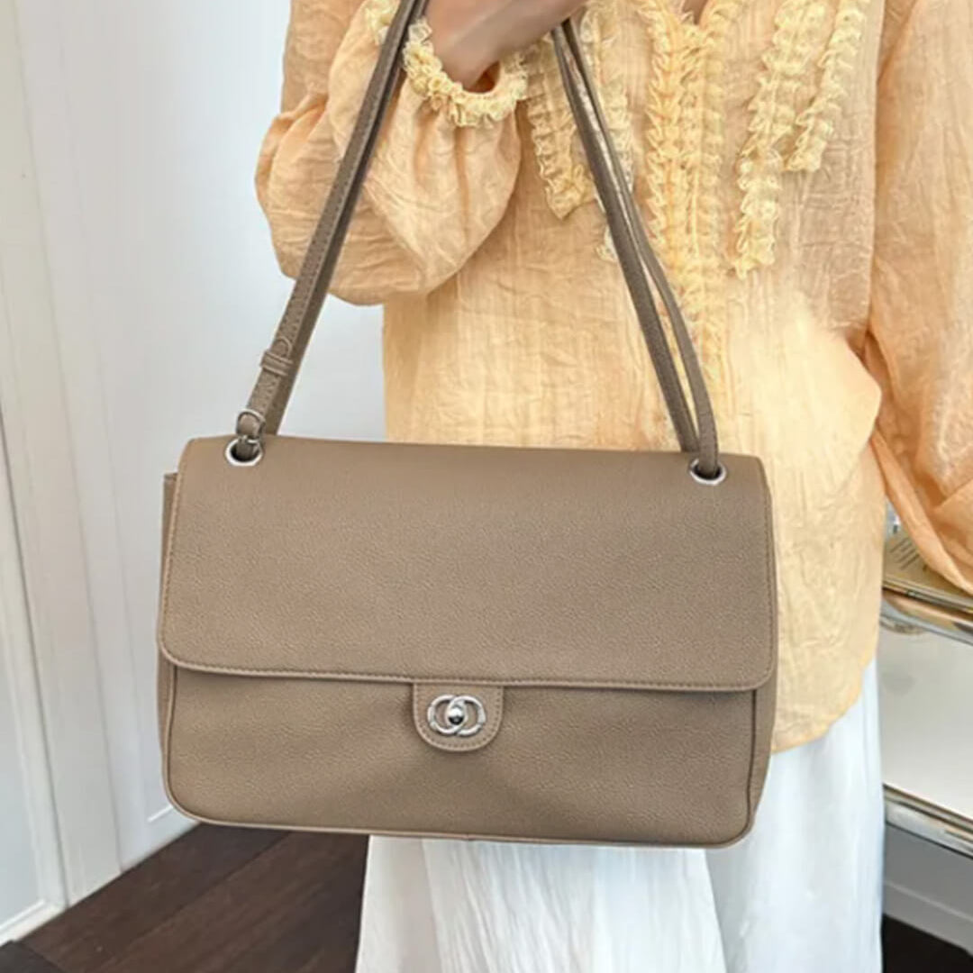 ZEYA - Emma Buckle Flap Shoulder Bag