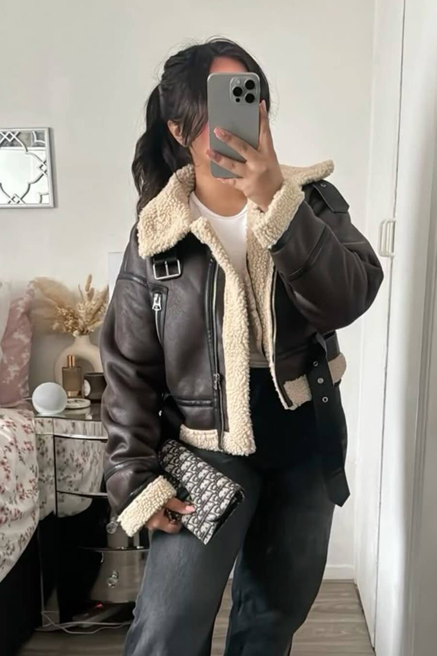 ZEYA - Emma Faux Leather Jacket