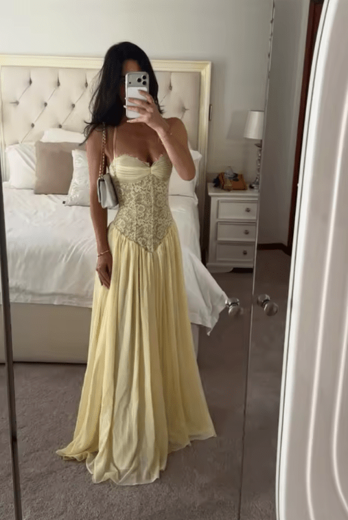 ZEYA - Erica Halter Corset Maxi Dress