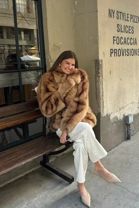 ZEYA - Fely Faux Fur Coat