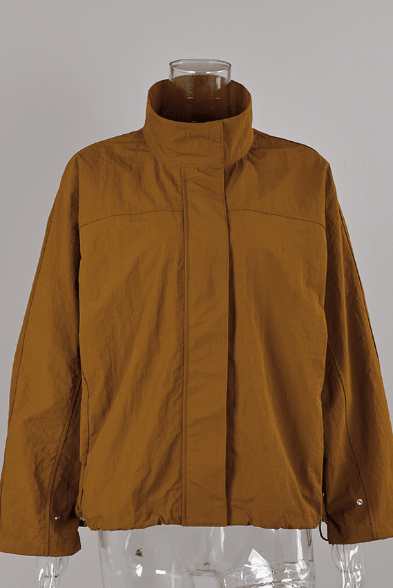 ZEYA - Fiona Funnel Neck Windbreaker Jacket