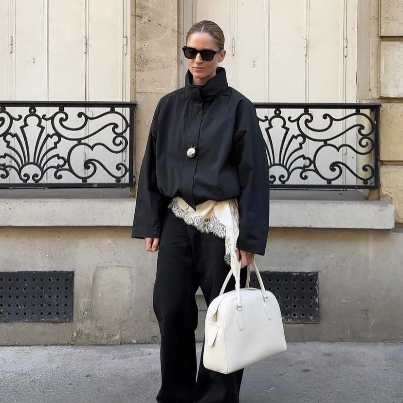 ZEYA - Fiona Funnel Neck Windbreaker Jacket