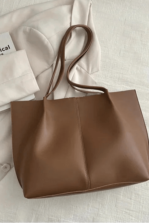 ZEYA - Francesca Faux Leather Tote Bag