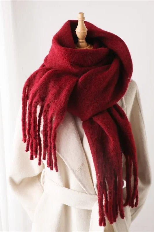 ZEYA - Gabriella Tasseled Winter Scarf