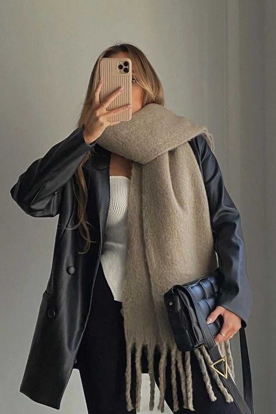 ZEYA - Gabriella Tasseled Winter Scarf