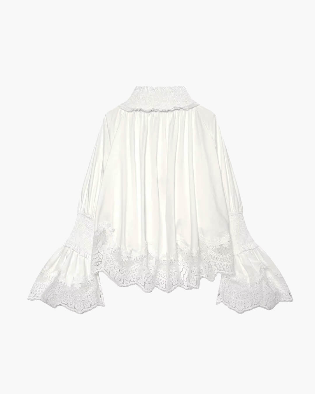 ZEYA - Gloria Embroidery Lace Trim Blouse