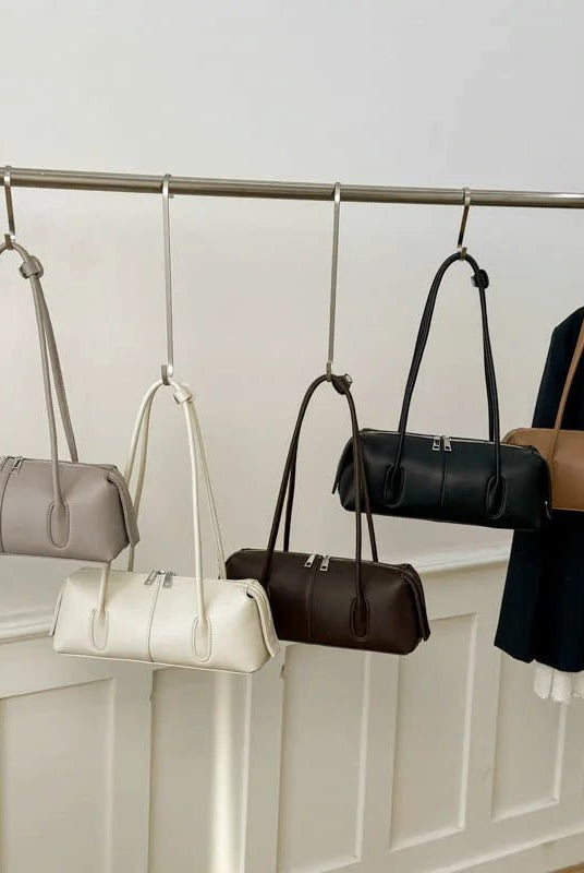 ZEYA - Hannah Cylindrical Leather Shoulder Bag
