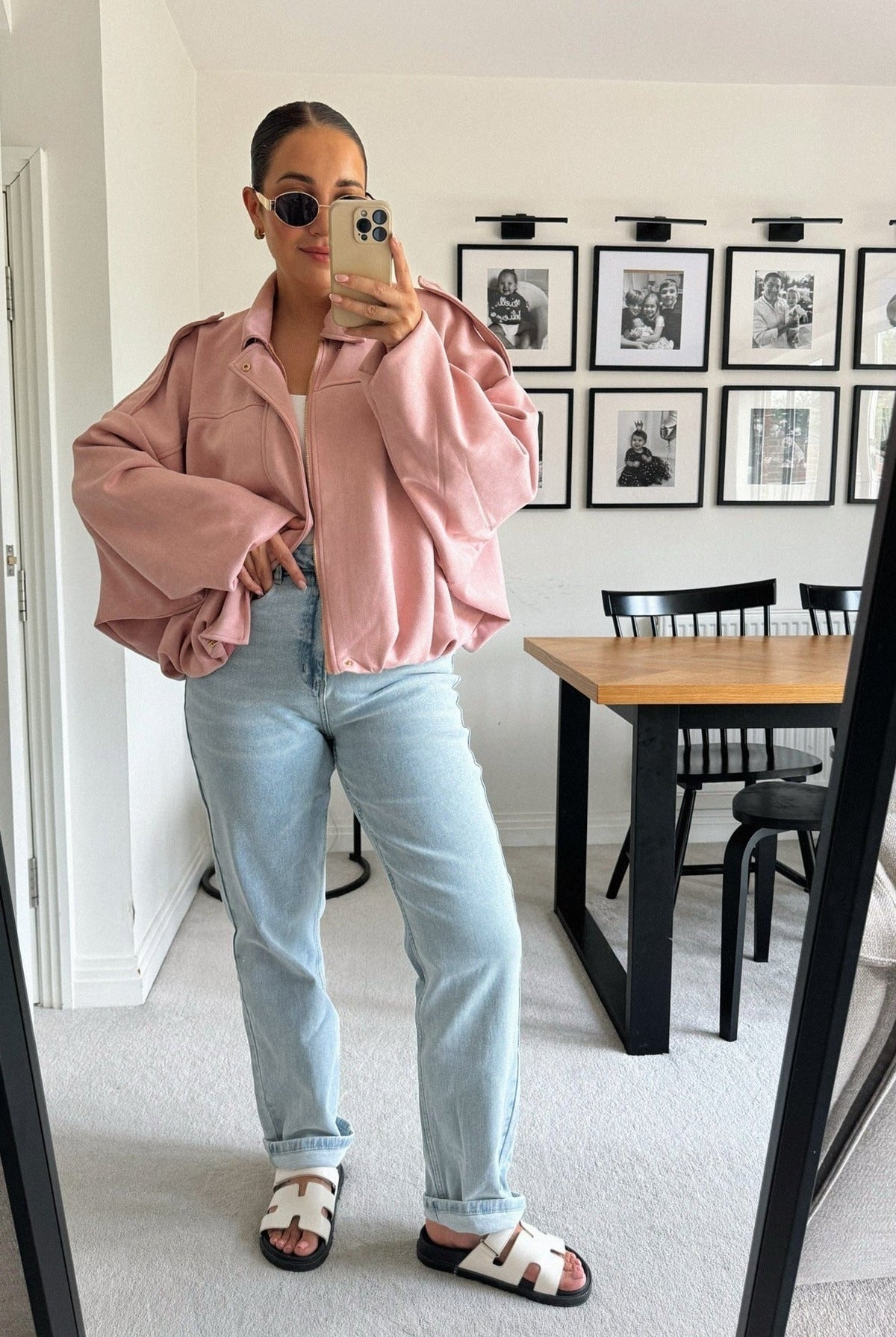 ZEYA - Helen Faux Suede Bomber Jacket