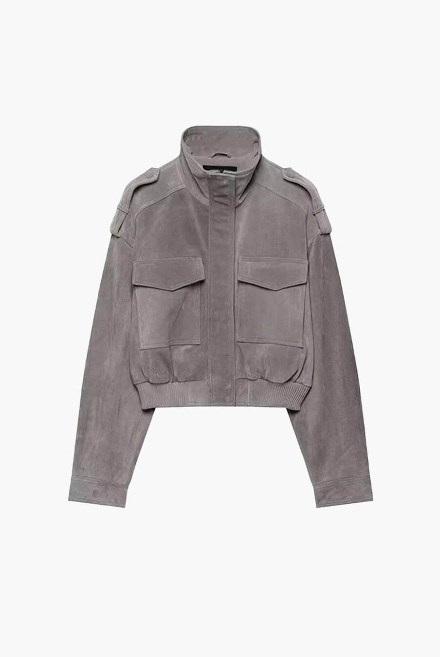 ZEYA - Jasmin Faux Suede Cropped Jacket