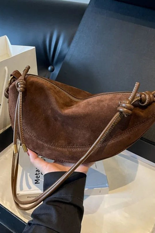 ZEYA - Josette Suede Shoulder Bag