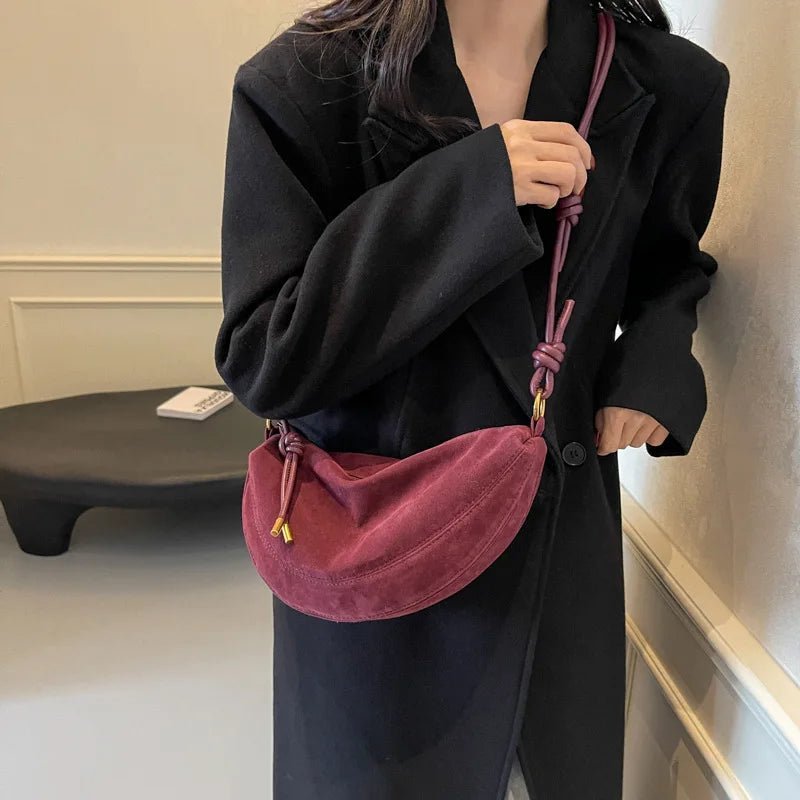 ZEYA - Josette Suede Shoulder Bag