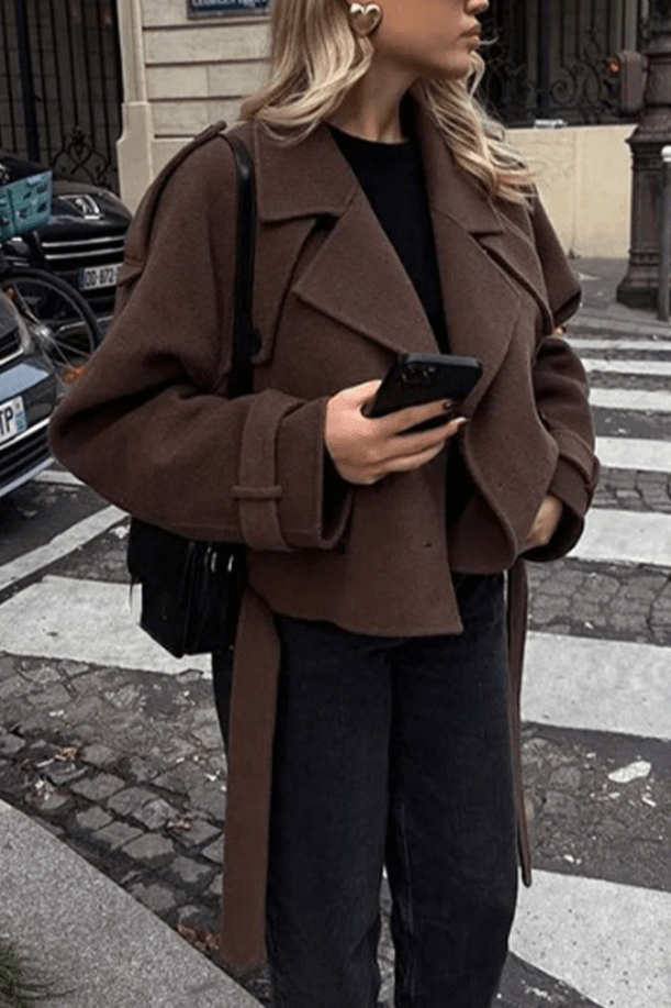 ZEYA - Julia High Collared Coat
