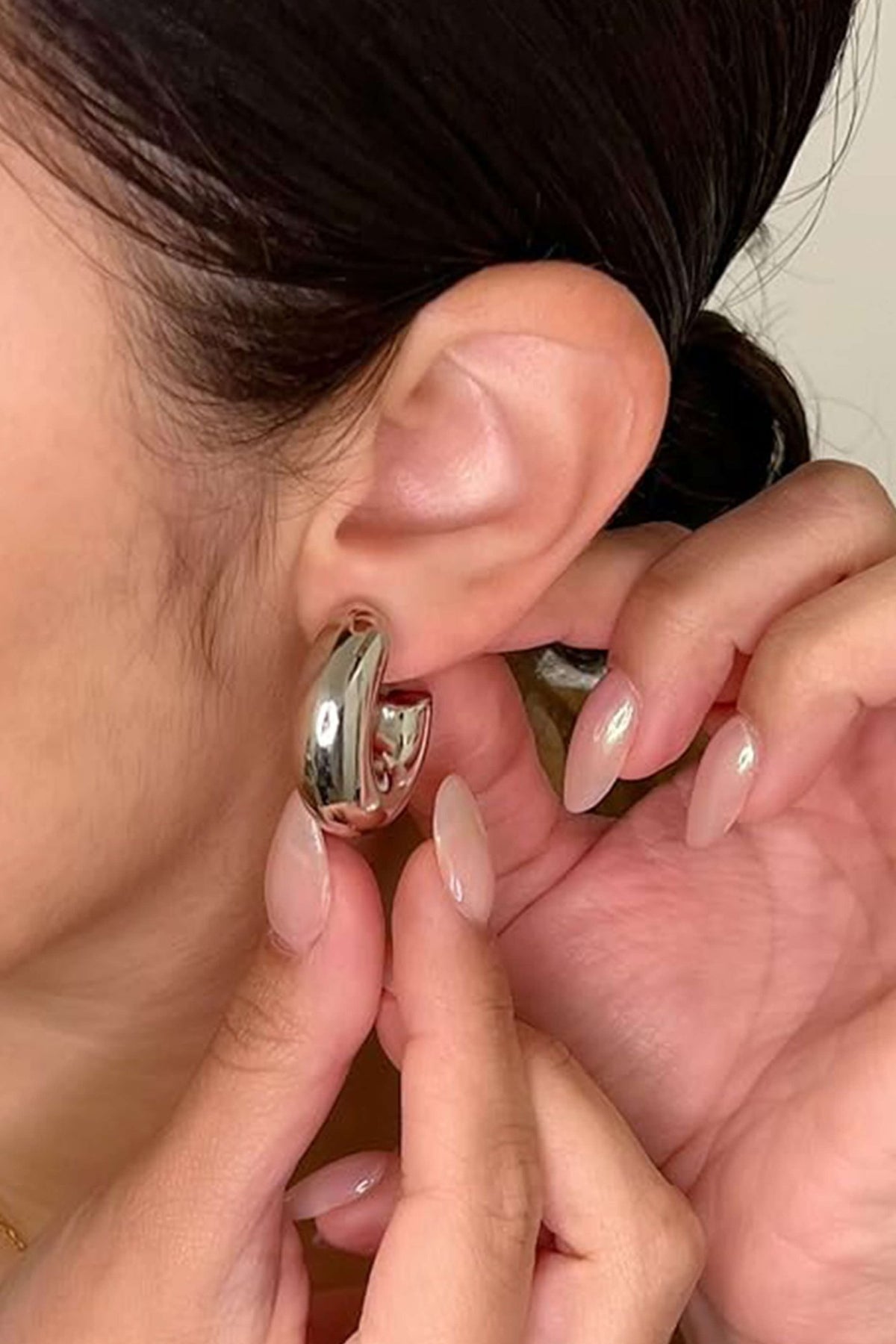ZEYA - Kallie Gold Chunky Hoop Earrings