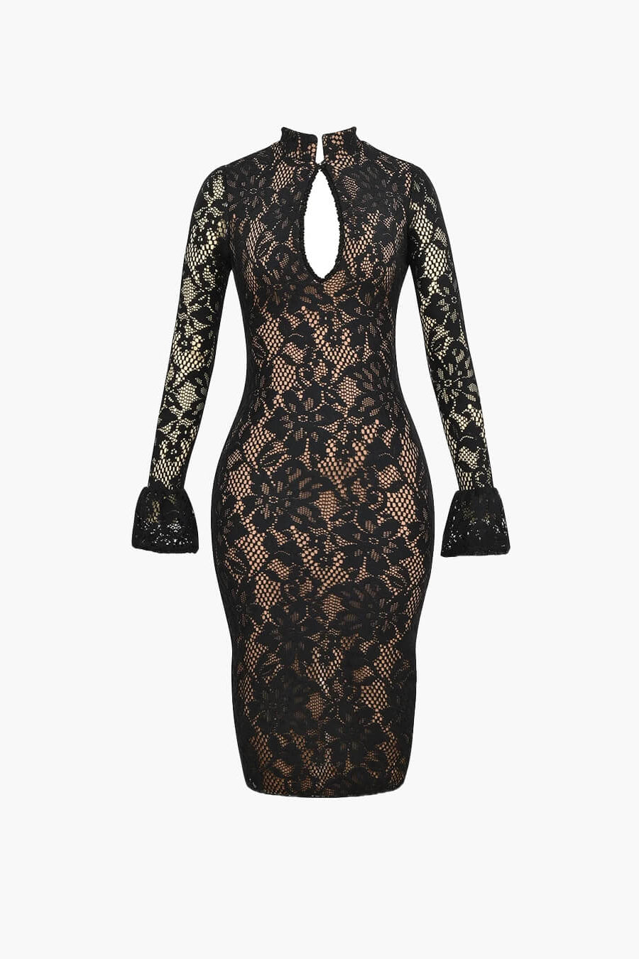 ZEYA - Katalina Cut - Out Lace Midi Dress
