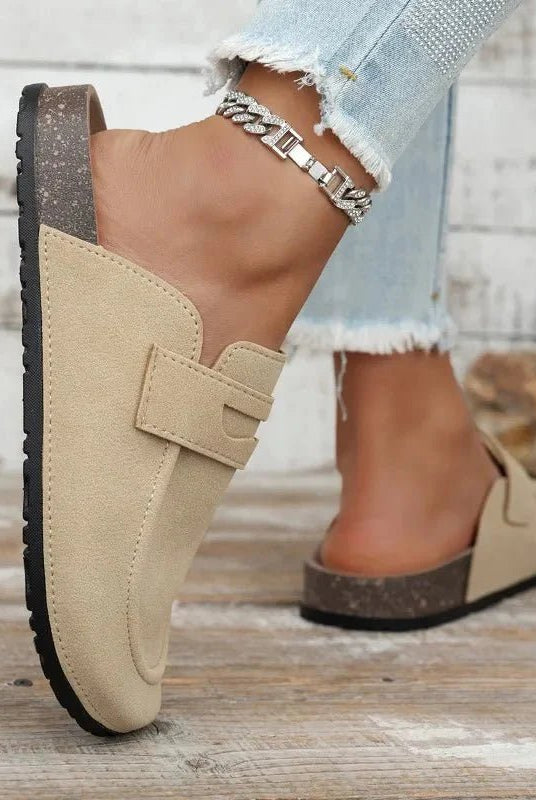 ZEYA - Klea Cork Suede Mules