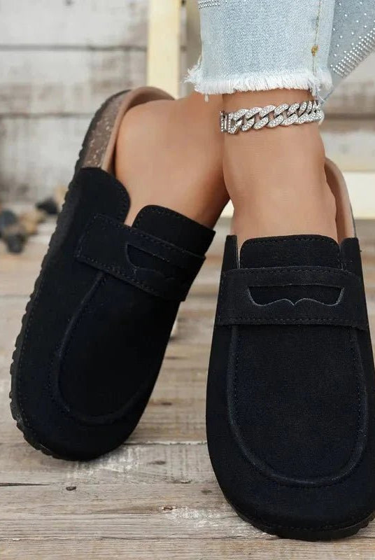 ZEYA - Klea Cork Suede Mules
