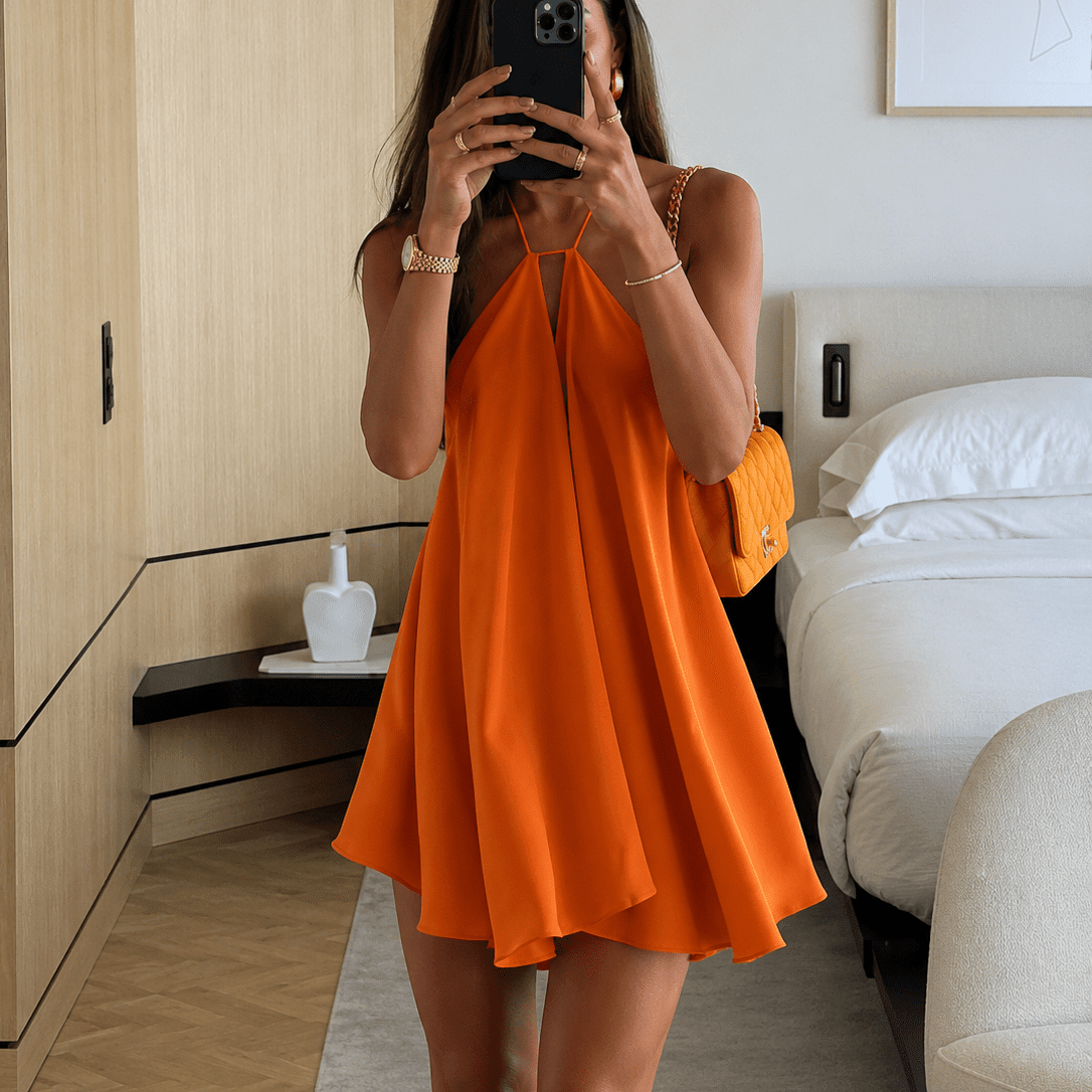 ZEYA - Krissi Halter Mini Dress