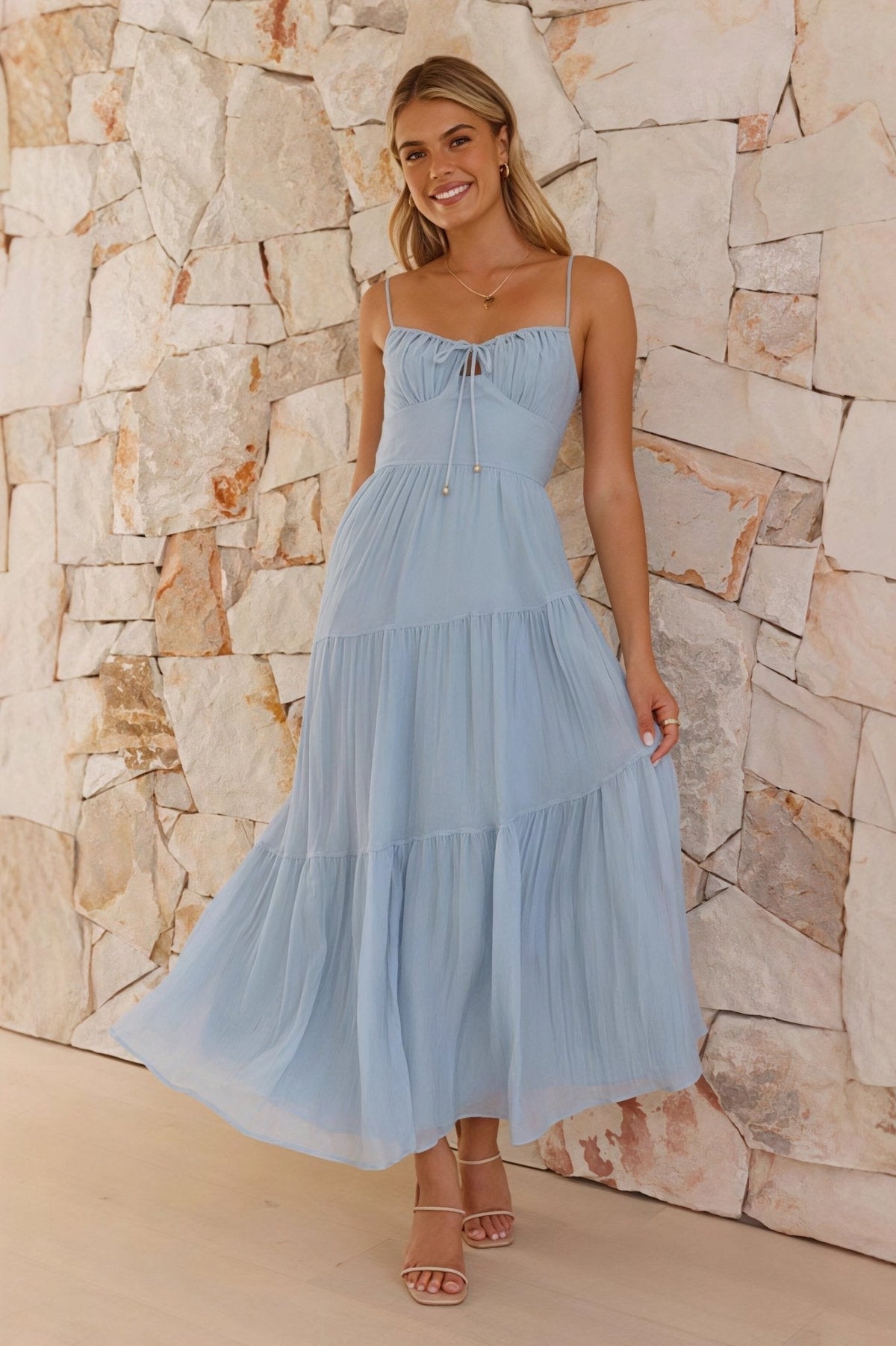 ZEYA - Lara Open Back Maxi Dress
