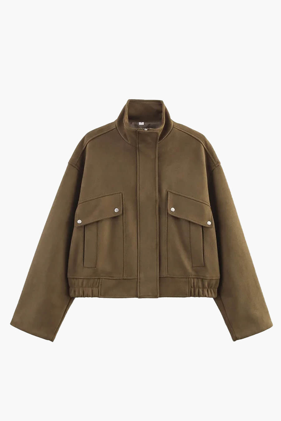 ZEYA - Laura Suede Bomber Jacket